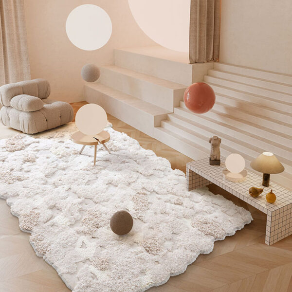 Tapis mousse blanc rectangulaire personnalisé – Image 5