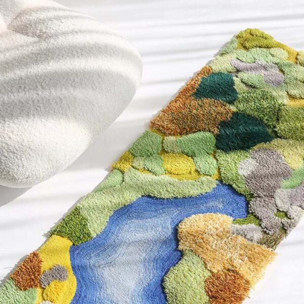 Tapis de couloir mousse vert personnalisé – Image 5