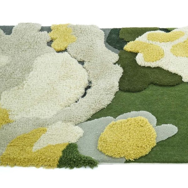 Tapis de couloir mousse vert style prairie jardin – Image 2