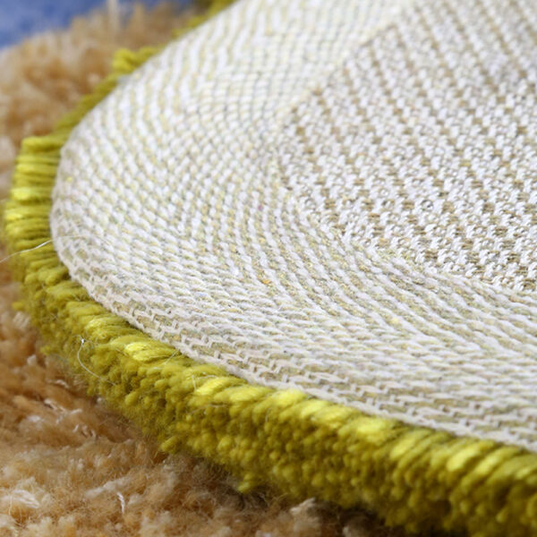 Tapis mousse rond vert personnalisé – Image 5